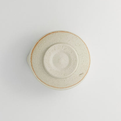 Matcha Bowl With Spout (White)