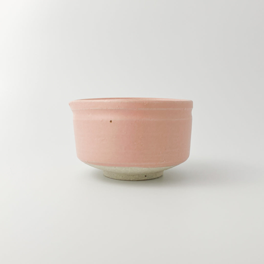 Matcha Bowl With Spout (Pink)