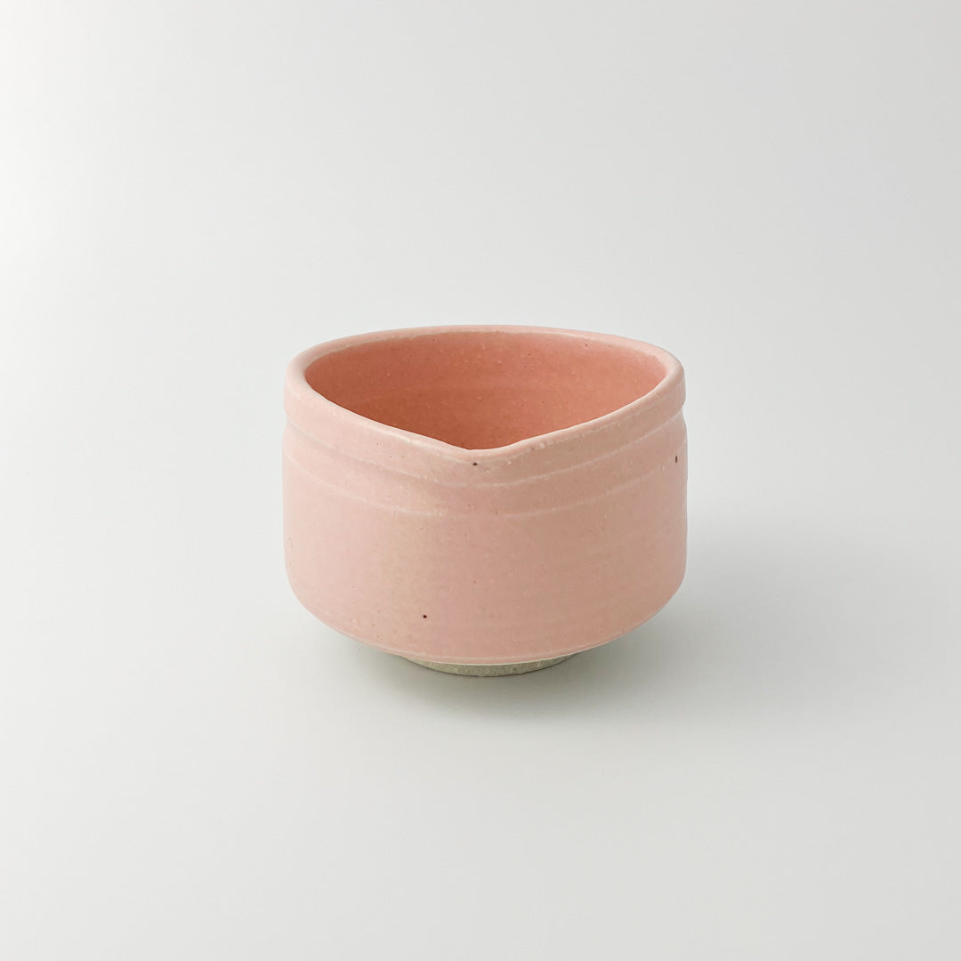 Matcha Bowl With Spout (Pink)