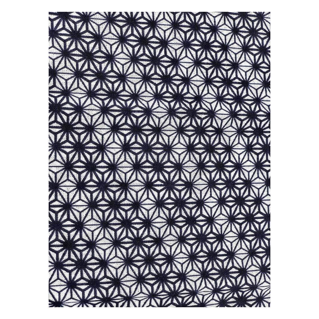 Japanese Tenugui Towel - Asanoha (Geometric Hemp-Leaf Pattern)